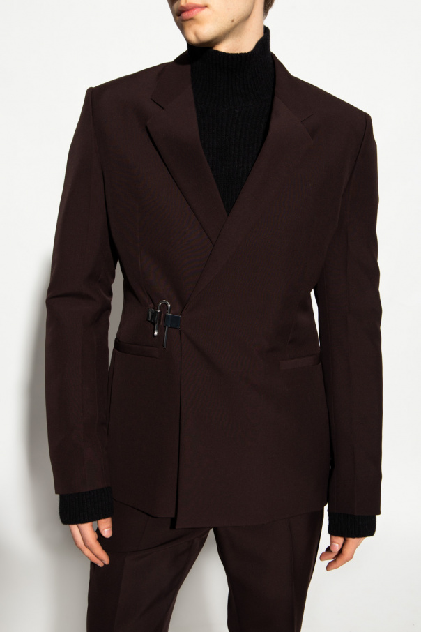 Givenchy Slide Sandals - Blazer with notch lapels Givenchy